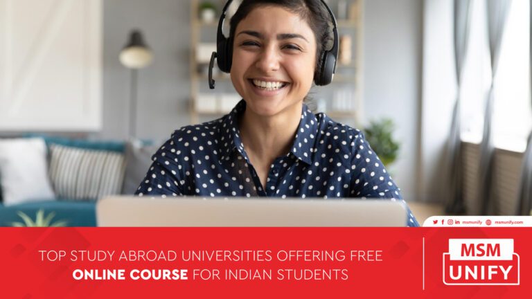 Top Universities Abroad Offering Free Online Course For Indian Students ...