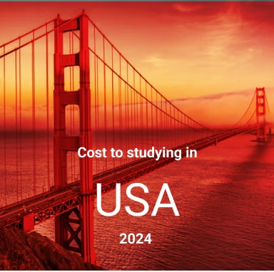 Cost to studying in 2024 USA min