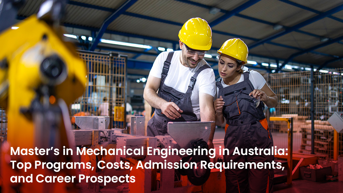 masters in mechanical engineering in australia