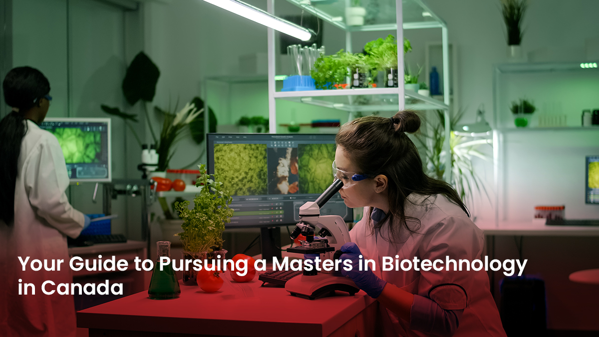 masters in biotechnology in canada